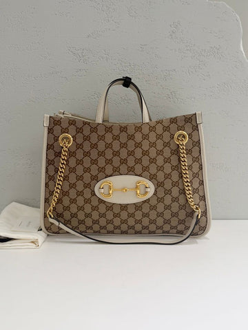 GUCCI Horseshoe Medium Chain Schultertasche 621144 159888159 [P]