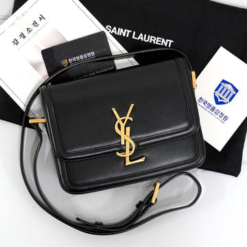 Saint Laurent Small Shoulder Bag Gold-tone Black (634306) 159888165 [P]
