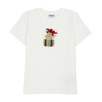 MOSCHINO キッズ Tシャツ H9M058 LAA10 10063 (大人用可能) 159888259 [P]