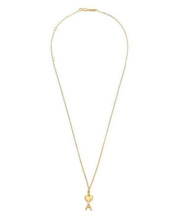 AMI Slim Hammered Necklace 156729558 [P]
