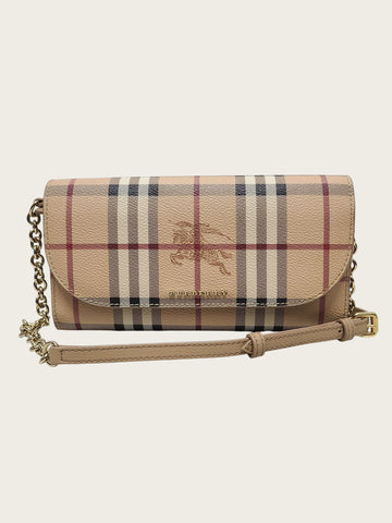 BURBERRY Henry Vintage Check Wallet on Chain Crossbody Bag 159888378 [P]
