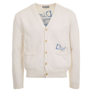 DIOR 25SS 583M219A3003 C085 Hilton Nel Logo Stickerei Cardigan 136219930 [P]