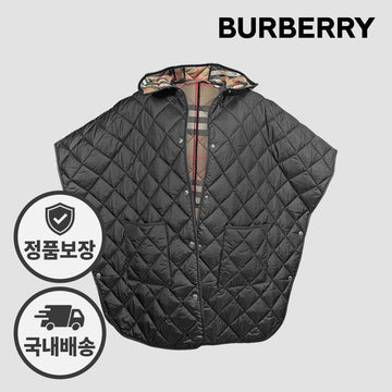 Burberry Paisley Check Quilted Hooded Poncho Cape 81161121 149860025 [P]
