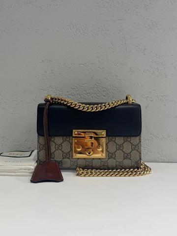 GUCCI パドルロック スモール チェーン ショルダーバッグ 409487 159889624 [P]