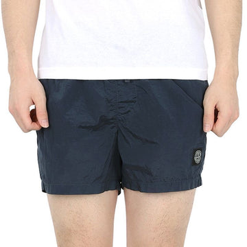 Stone Island 24 S/S Stone Men's Logo Patch Nylon Swim Shorts (Blue) 8015B0643 V0024 75795429 [P]