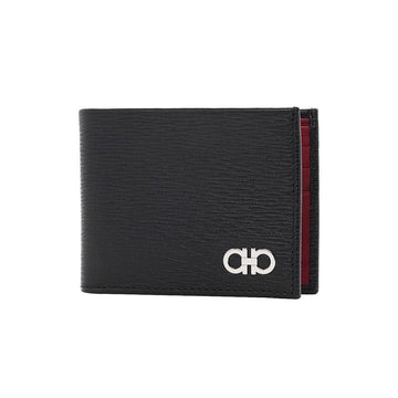 SALVATORE FERRAGAMO 66 A064 NERO RED 0685978 SS26 Herren Gancci Geldbörse 159897463 [P]
