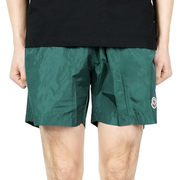 MONCLER Herren Logo-Patch Schwimmshorts (Grün) 2C00003 53326 866 130326530 [P]