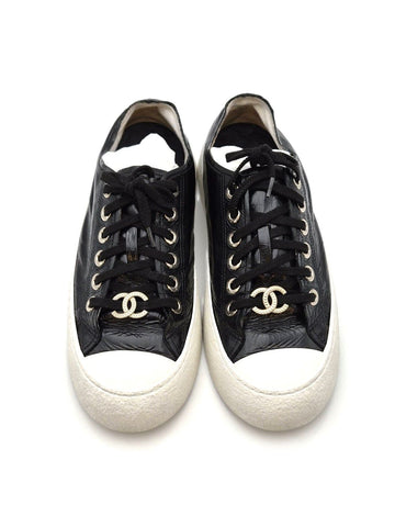 CHANEL Sneakers Black (G45560) 25 Year Condition A+ 159898403 [P]