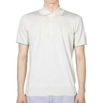 Brunello Cucinelli Men's Lightweight PK Short Sleeve Beige M29800125 CXV04 135621639 [P]