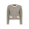 MAXMARA 26SS WKDVODKA カーディガン アイボリー/ネイビー 2615341041 012 152303704 [P]