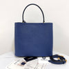 PRADA Saffiano Panier Bucket Bag Schultertasche Blau 159931370 [P]