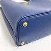 PRADA Saffiano Panier Bucket Bag Schultertasche Blau 159931370 [P]