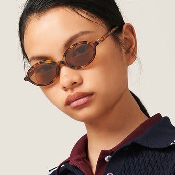 MIU MIU サングラス SMU04Z 19P 2Z1 リガード メガネ ティント ロゴ プラスチック レオパード 93890384 [P]