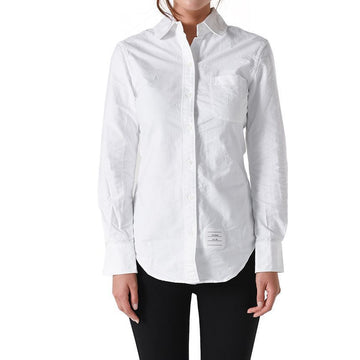 Thom Browne Round Collar Oxford Shirt White FLL019K 10259 100 146362029 [P]