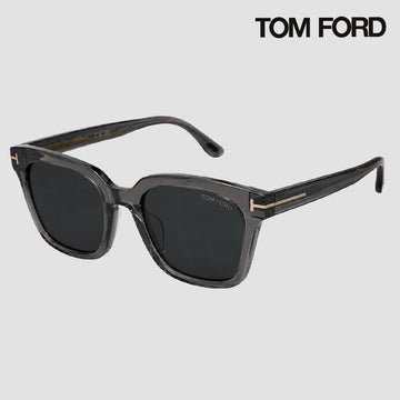 Tom Ford Square Horn-Rimmed Sunglasses TF892-K 20A Asian Fit Translucent 135827348 [P]