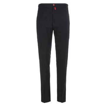 Kiton UPLAC K06S9910 BLACK Drawstring Pants 78880933 [P]