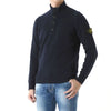 Stone Island High Neck Button-Up Ramswool Knit Navy 7915540A3 A0020 146234231 [P]