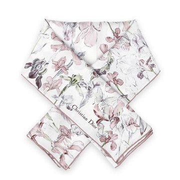 DIOR Butterfly Iris 90 Quadrat Schal (Puderrosa) 61IRF090I644 C415 150775660 [P]