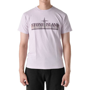 STONE ISLAND 反射のある半袖Tシャツ ピンク 76152NS92 V0086 160059866 [P]