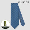 Gucci Silk Tie GG Pattern Blue 127476580 [P]