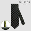 GUCCI ネクタイ GGロゴ ブラック 127476274 [P]