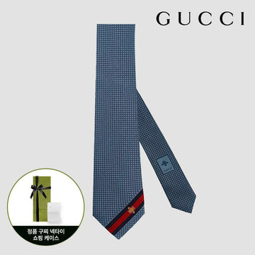 GUCCI ウェブハニービータイ 456510 4E002 4768 ブルー 127476256 [P]