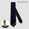 GUCCI インターロッキング ネクタイ 643945 4E002 4174 ネイビー 127476236 [P]
