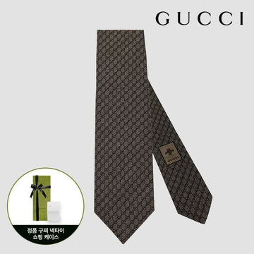 Gucci Men's Tie GG Pattern Beige 127476223 [P]
