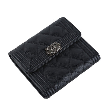 CHANEL Kaviar Boy Geldbörse Damen 37700Y-1 160060436 [P]