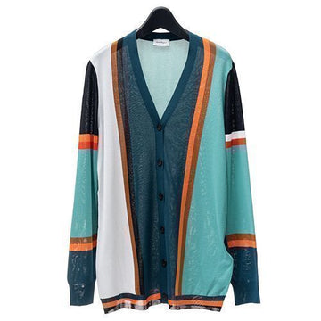 Salvatore Ferragamo Women's Multicolor Block Cardigan 11-D708 TONI MEZCAL 727415 29763453 [P]