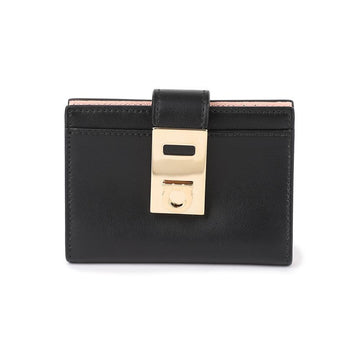 SALVATORE FERRAGAMO Hug Zwei-Farben Kartenhalter 22-0552 115111570 [P]
