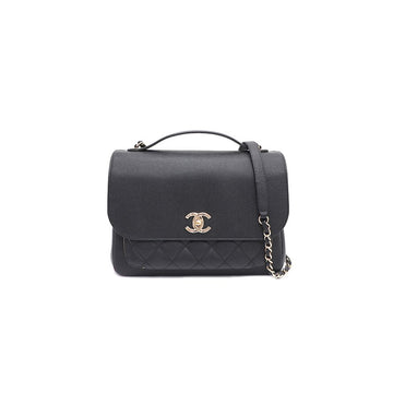 CHANEL ビジネス アフィニティ トップハンドル フラップ トートバッグ と ショルダーバッグ 79749209 160061434 [P]