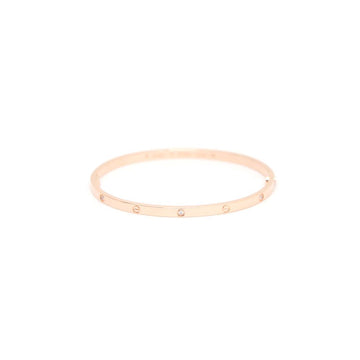 CARTIER 0.15カラット 6P ダイアモンド ラブ スモール SM ブレスレット バングル ブレスレット 26031865 160061851 [P]