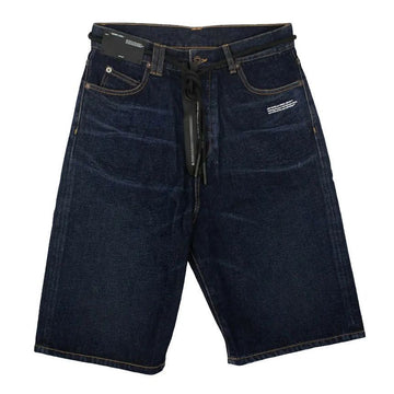 OFF WHITE Diagonale Denim Shorts Blau OMYC002S19C30005 8710 153842958 [P]