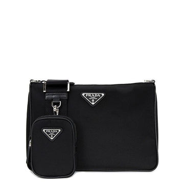 Prada Black Re-Nylon Saffiano Crossbody Bag 160070462 [P]