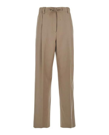 Moncler Wool Gabardine Tailored Pants 151060833 [P]