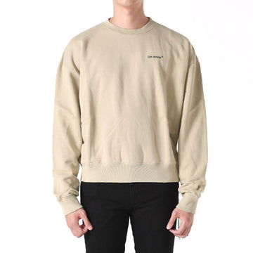 OFF WHITE Caravaggio Arrow Logo Sweatshirt Beige OMBA058S22FLE002 1710 147691501 [P]