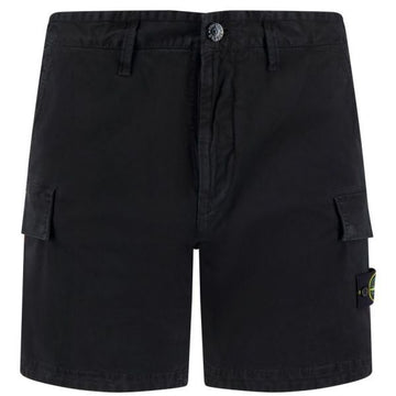 STONE ISLAND Cargo-Shorts aus Bio-Baumwollstretch mit Broken Twill und 'OLD'-Effekt 157088816 [P]