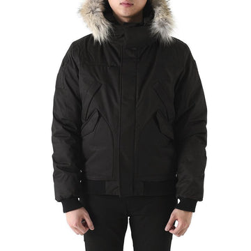NOBIS Dylan Kapuzen Bomberjacke Schwarz 147330081 [P]