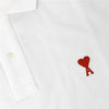 AMI Heart Embroidery Logo Polo Shirt 41477239 [P]