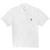 AMI Heart Embroidery Logo Polo Shirt 41477239 [P]