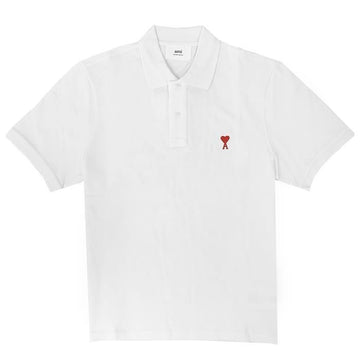 AMI Heart Embroidery Logo Polo Shirt 41477239 [P]