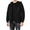 Neil Barrett Chevron Patch Neoprene Hoodie Black 151774352 [P]