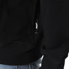 MSGM Halsnaht-Patch Halber Reißverschluss Sweatshirt Schwarz 3340MM77 227799 99 151808883 [P]