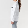 MSGM Bürstiertes Logo Sweatshirt Weiß 2000MM513 200000 01 151943736 [P]