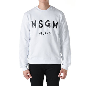 MSGM Brushed Logo Sweatshirt White 2000MM513 200000 01 151943619 [P]