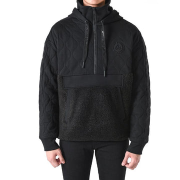 Moose Knuckles NEWKIRK Fleece Anorak Hooded Jacket Black M32MS616 292 147659624 [P]