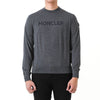 Moncler Logo Patch Crewneck Wool Knit Charcoal 9C00011 M1180 989 146438105 [P]