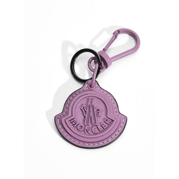 MONCLER Genius Logo Leder Schlüsselanhänger Lila 6F00006 M2489 61A 152199406 [P]