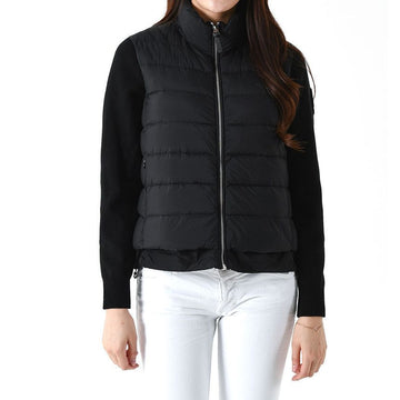 MACKAGE Ocean Knit Mix Padding Zip-Up Jacket Black 147252879 [P]